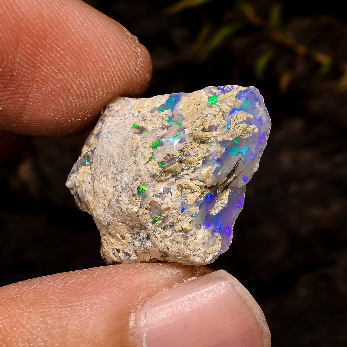 Exclusive Top Grade Quality 100% Natural Welo Fire White Ethiopian Opal Rough Loose Gemstone For Making Jewelry 19X16X10 MM 13.5 Cts KR12-33 Sunkarton