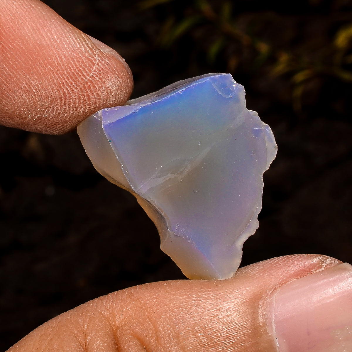 Fantastic Top Grade Quality 100% Natural Welo Fire White Ethiopian Opal Rough Loose Gemstone For Making Jewelry 21X17X13 MM 17.5 Cts KR12-36 Sunkarton