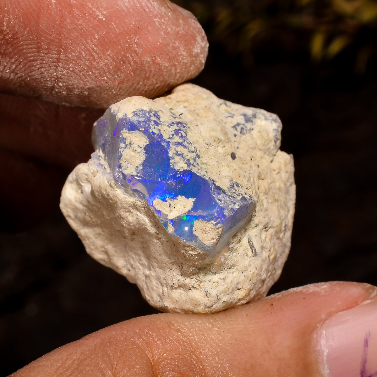 Awesome Top Grade Quality 100% Natural Welo Fire White Ethiopian Opal Rough Loose Gemstone For Making Jewelry 22X20X15 MM 25 Cts. KR12-3 Sunkarton