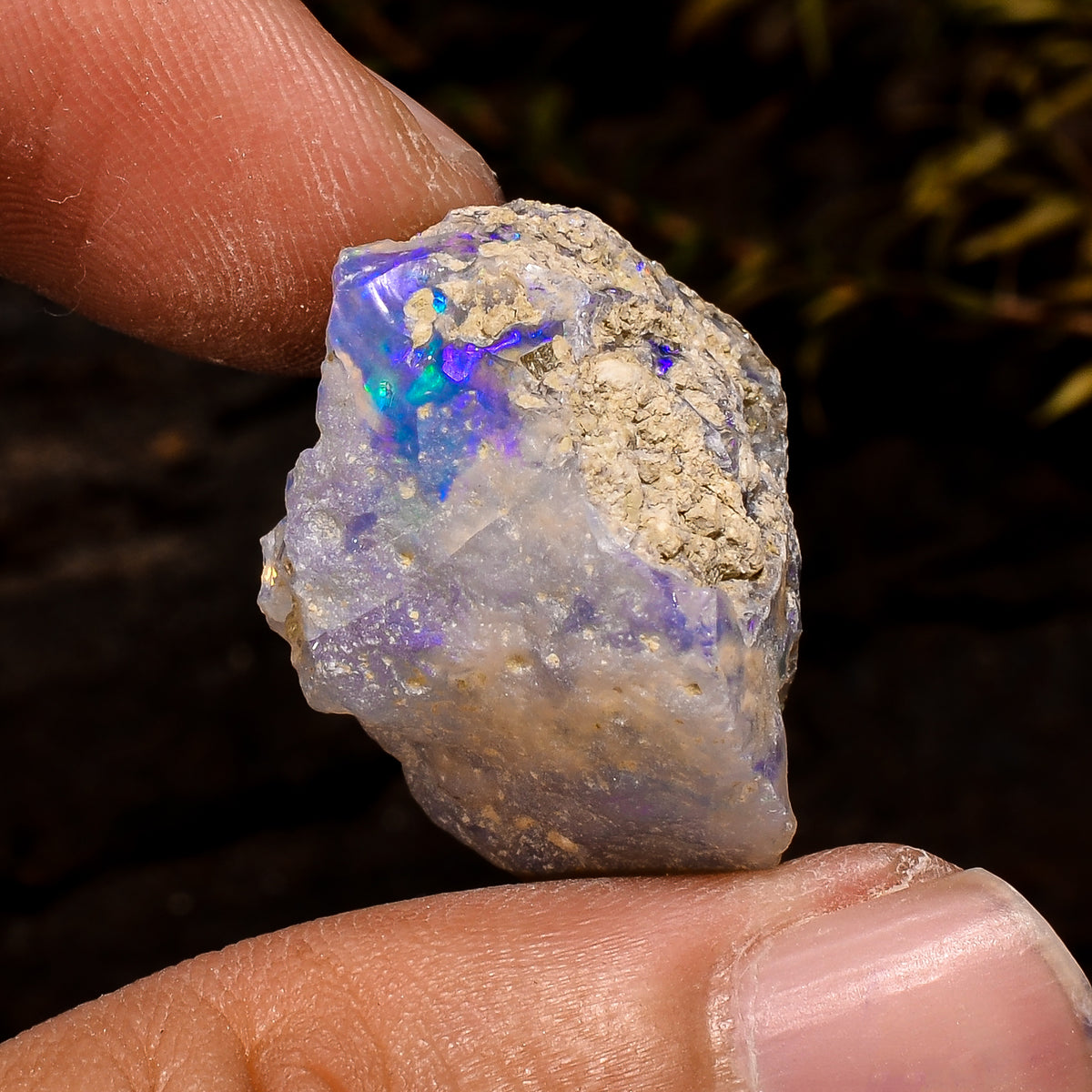 Marvellous Top Grade Quality 100% Natural Welo Fire White Ethiopian Opal Rough Loose Gemstone For Making Jewelry 25X19X16 MM 28 Cts. KR12-40 Sunkarton