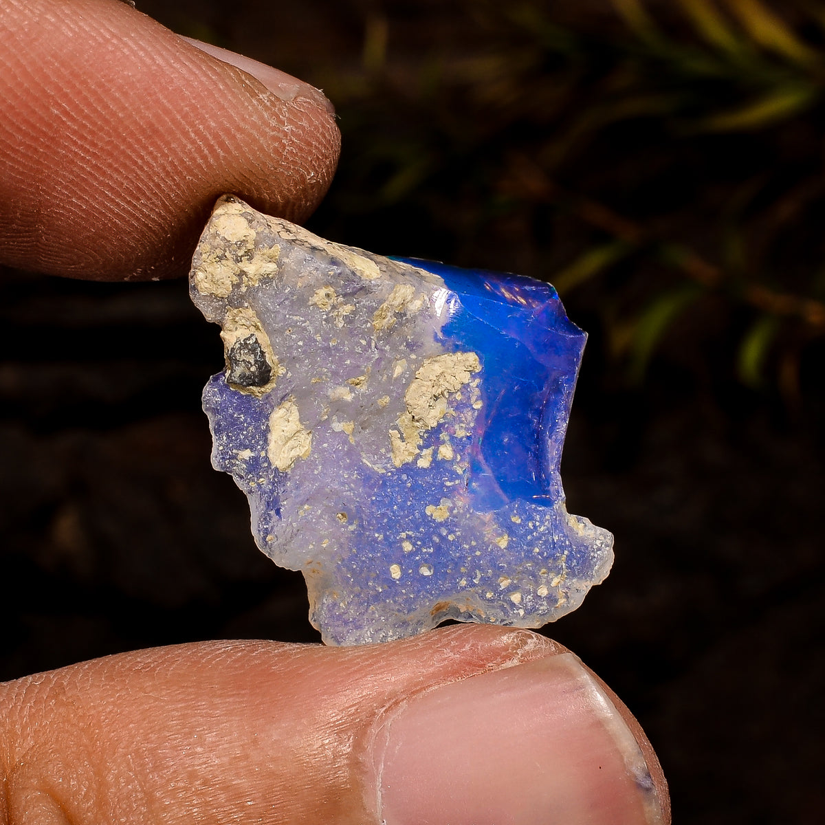 Unique Top Grade Quality 100% Natural Welo Fire White Ethiopian Opal Rough Loose Gemstone For Making Jewelry 23X18X7 MM 7.5 Cts. KR12-49 Sunkarton