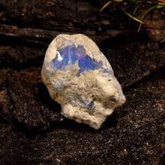 Attractive Top Grade Quality 100% Natural Welo Fire White Ethiopian Opal Rough Loose Gemstone For Making Jewelry 19X14X13 MM 17 Cts. KR12-52 Sunkarton