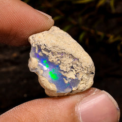 Attractive Top Grade Quality 100% Natural Welo Fire White Ethiopian Opal Rough Loose Gemstone For Making Jewelry 19X14X13 MM 17 Cts. KR12-52 Sunkarton