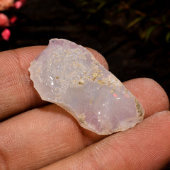 Dazzling Top Grade Quality 100% Natural Welo Fire White Ethiopian Opal Rough Loose Gemstone For Making Jewelry 30X16X7 MM 13.5 Cts. KR12-56 Sunkarton