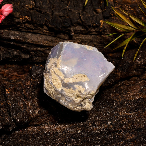 Elegant Top Grade Quality 100% Natural Welo Fire White Ethiopian Opal Rough Loose Gemstone For Making Jewelry 19X14X12 MM 12.5 Cts. KR12-84 Sunkarton