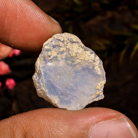Gorgeous Top Grade Quality 100% Natural Welo Fire White Ethiopian Opal Rough Loose Gemstone For Making Jewelry 19X17X10 MM 12 Cts. KR12-87 Sunkarton