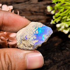 Fabulous Top Grade Quality 100% Natural Welo Fire Ethiopian Opal Fancy Rough Loose Gemstone For Making Jewelry 28X20X14 MM 31 Cts. KR13-10 Sunkarton