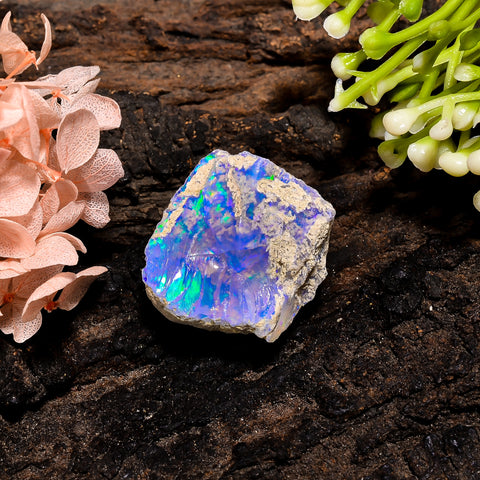 Fantastic Top Grade Quality 100% Natural Welo Fire Ethiopian Opal Rough Loose Gemstone For Making Jewelry 24X24X14 MM 28.5 Cts. KR13-11 Sunkarton