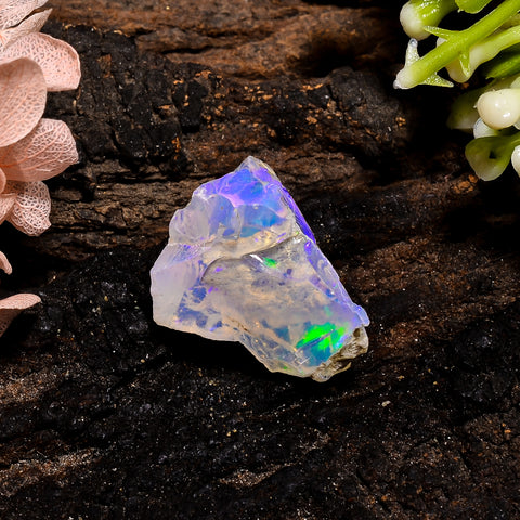 Immaculate Top Grade Quality 100% Natural Welo Fire Ethiopian Opal Fancy Rough Loose Gemstone For Making Jewelry 18X15X9 MM 11 Cts. KR13-13 Sunkarton