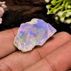 Mind Blowing Top Grade Quality 100% Natural Welo Fire Ethiopian Opal Rough Loose Gemstone For Making Jewelry 24X17X12 MM 19.5 Cts. KR13-16 Sunkarton