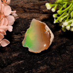 Tempting Top Grade Quality 100% Natural Welo Fire Ethiopian Opal Fancy Rough Loose Gemstone For Making Jewelry 25X22X11 MM 31 Cts. KR13-22 Sunkarton