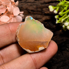 Tempting Top Grade Quality 100% Natural Welo Fire Ethiopian Opal Fancy Rough Loose Gemstone For Making Jewelry 25X22X11 MM 31 Cts. KR13-22 Sunkarton
