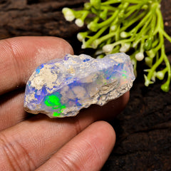 Terrific Top Grade Quality 100% Natural Welo Fire Ethiopian Opal Fancy Rough Loose Gemstone For Making Jewelry 35X18X14 MM 42.5 Cts. KR13-23 Sunkarton