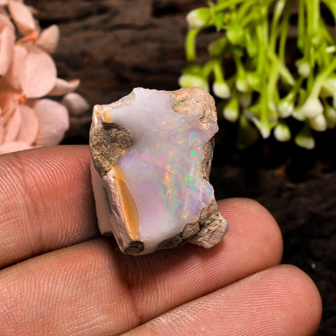 Amazing Top Grade Quality 100% Natural Welo Fire Ethiopian Opal Fancy Rough Loose Gemstone For Making Jewelry 23X17X14 MM 31 Cts. KR13-26 Sunkarton