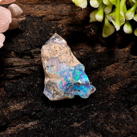 Attractive Top Grade Quality 100% Natural Welo Fire Ethiopian Opal Rough Loose Gemstone For Making Jewelry 23X14X9 MM 11.5 Cts. KR13-27 Sunkarton