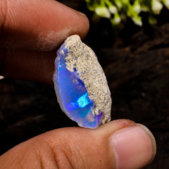 Beautiful Top Grade Quality 100% Natural Welo Fire Ethiopian Opal Rough Loose Gemstone For Making Jewelry 24X18X12 MM 20.5 Cts. KR13-29 Sunkarton