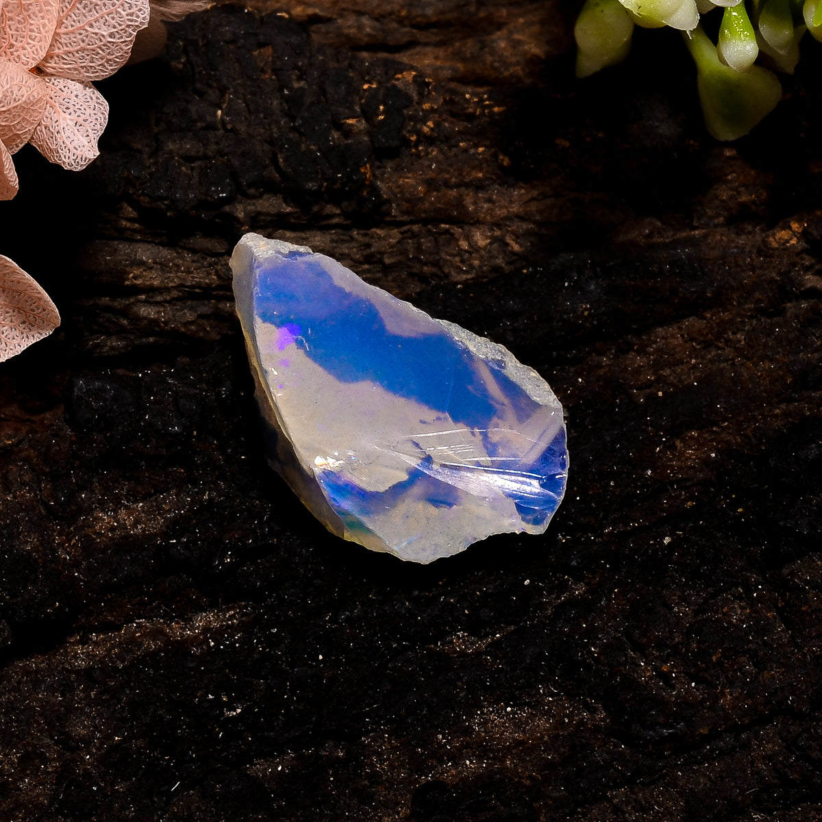 Dazzling Top Grade Quality 100% Natural Welo Fire Ethiopian Opal Fancy Rough Loose Gemstone For Making Jewelry 23X13X6 MM 10.5 Cts. KR13-31 Sunkarton