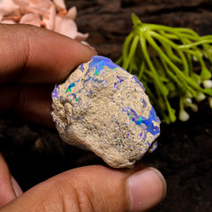 Excellent Top Grade Quality 100% Natural Welo Fire Ethiopian Opal Rough Loose Gemstone For Making Jewelry 30X28X17 MM 50.5 Cts. KR13-32 Sunkarton