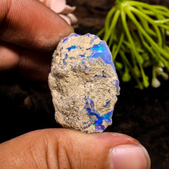 Excellent Top Grade Quality 100% Natural Welo Fire Ethiopian Opal Rough Loose Gemstone For Making Jewelry 30X28X17 MM 50.5 Cts. KR13-32 Sunkarton