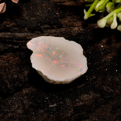 Fantastic Top Grade Quality 100% Natural Welo Fire Ethiopian Opal Fancy Rough Loose Gemstone For Making Jewelry 25X20X9 MM 19 Cts. KR13-36 Sunkarton