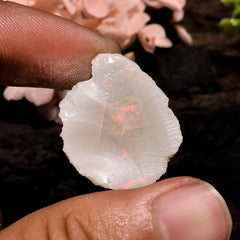 Fantastic Top Grade Quality 100% Natural Welo Fire Ethiopian Opal Fancy Rough Loose Gemstone For Making Jewelry 25X20X9 MM 19 Cts. KR13-36 Sunkarton