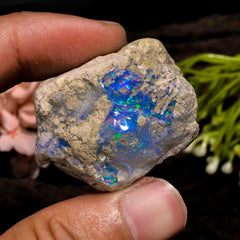 Incredible Top Grade Quality 100% Natural Welo Fire Ethiopian Opal Rough Loose Gemstone For Making Jewelry 35X29X19 MM 78.5 Cts. KR13-39 Sunkarton