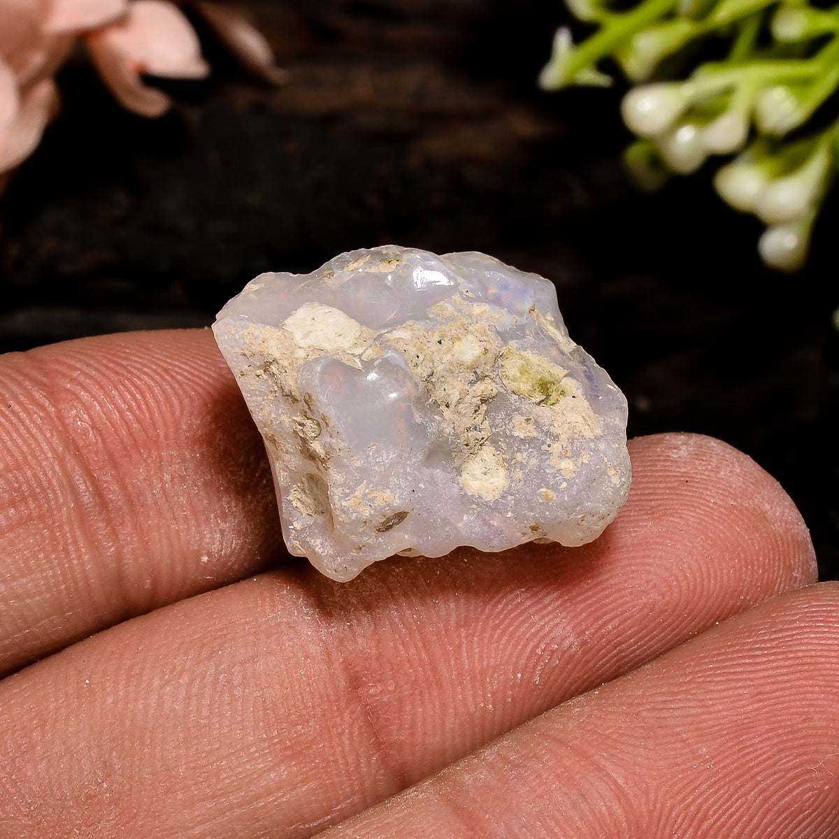 Splendid Top Grade Quality 100% Natural Welo Fire Ethiopian Opal Fancy Rough Loose Gemstone For Making Jewelry 20X18X12 MM 14 Cts. KR13-43 Sunkarton