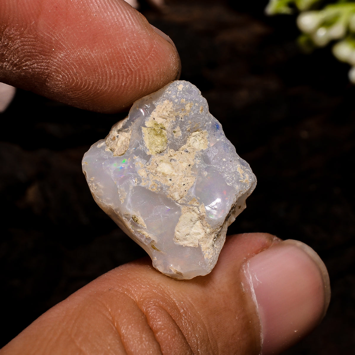 Splendid Top Grade Quality 100% Natural Welo Fire Ethiopian Opal Fancy Rough Loose Gemstone For Making Jewelry 20X18X12 MM 14 Cts. KR13-43 Sunkarton