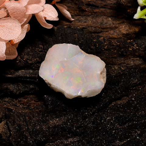 Stunning Top Grade Quality 100% Natural Welo Fire Ethiopian Opal Fancy Rough Loose Gemstone For Making Jewelry 22X15X7 MM 12.5 Cts. KR13-45 Sunkarton