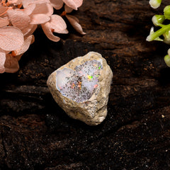 Supreme Top Grade Quality 100% Natural Welo Fire Ethiopian Opal Fancy Rough Loose Gemstone For Making Jewelry 19X17X14 MM 22 Cts. KR13-46 Sunkarton