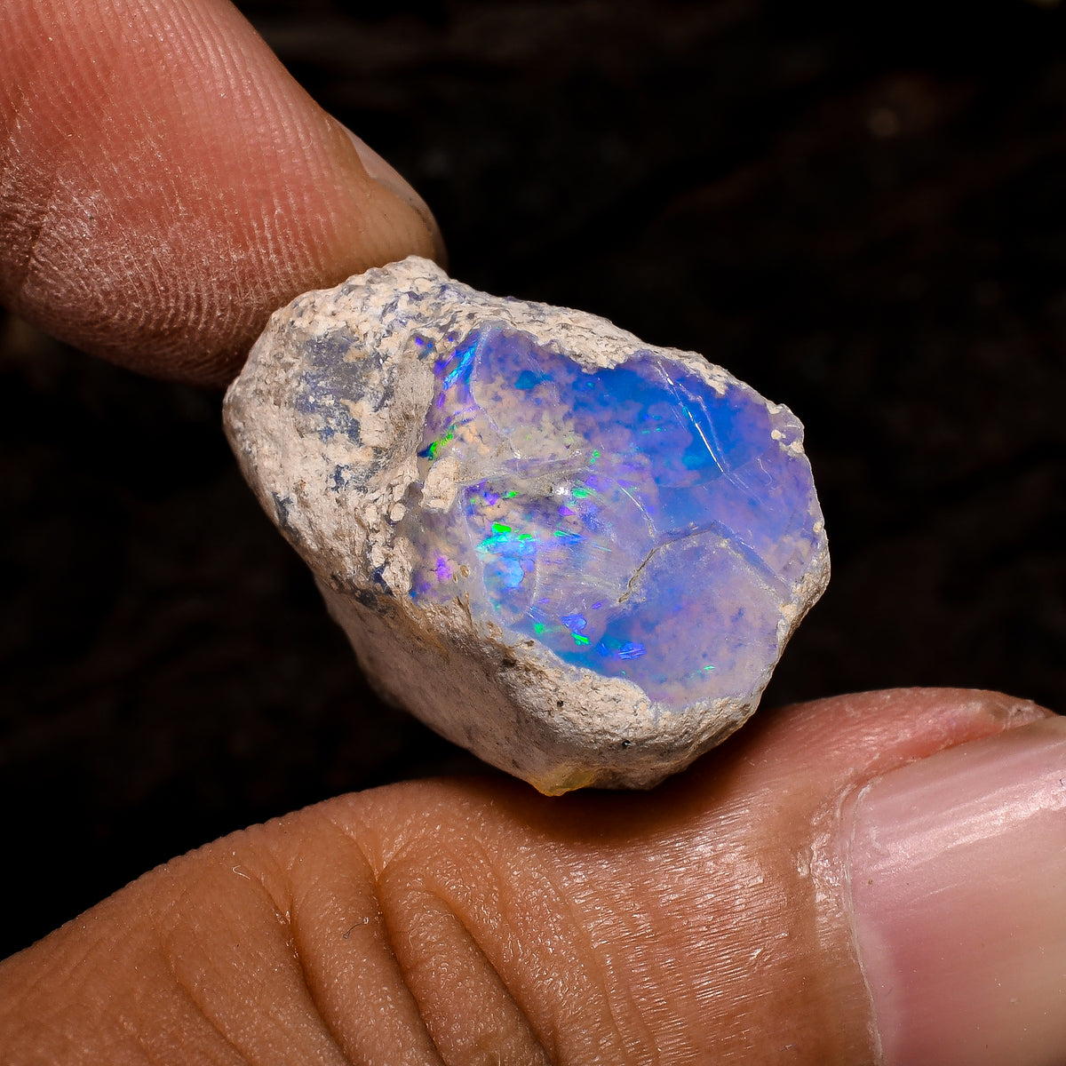 Terrific Top Grade Quality 100% Natural Welo Fire Ethiopian Opal Fancy Rough Loose Gemstone For Making Jewelry 22X16X14 MM 23 Cts. KR13-48 Sunkarton