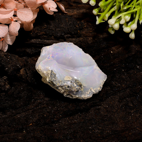 Wonderful Top Grade Quality 100% Natural Welo Fire Ethiopian Opal Fancy Rough Loose Gemstone For Making Jewelry 34X23X16 MM 64 Cts. KR13-50 Sunkarton