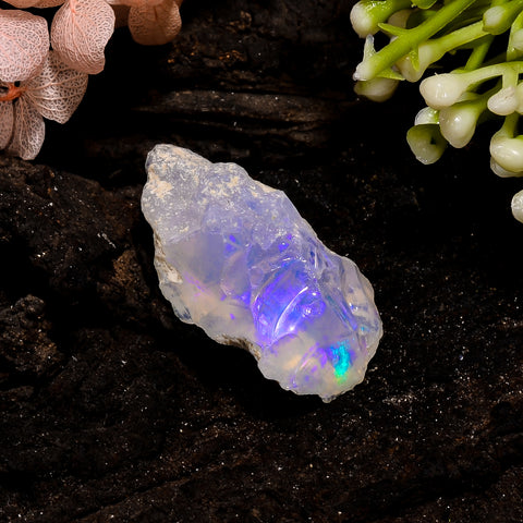 Amazing Top Grade Quality 100% Natural Welo Fire Ethiopian Opal Fancy Rough Loose Gemstone For Making Jewelry 28X17X12 MM 22 Cts. KR13-51 Sunkarton