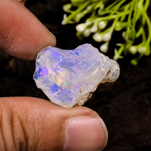 Amazing Top Grade Quality 100% Natural Welo Fire Ethiopian Opal Fancy Rough Loose Gemstone For Making Jewelry 28X17X12 MM 22 Cts. KR13-51 Sunkarton