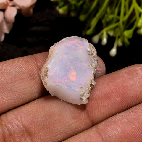 Attractive Top Grade Quality 100% Natural Welo Fire Ethiopian Opal Rough Loose Gemstone For Making Jewelry 21X16X10 MM 17.5 Cts. KR13-52 Sunkarton