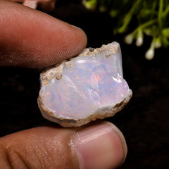 Attractive Top Grade Quality 100% Natural Welo Fire Ethiopian Opal Rough Loose Gemstone For Making Jewelry 21X16X10 MM 17.5 Cts. KR13-52 Sunkarton