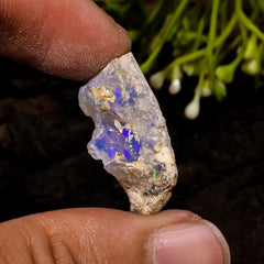 Awesome Top Grade Quality 100% Natural Welo Fire Ethiopian Opal Fancy Rough Loose Gemstone For Making Jewelry 24X14X8 MM 12 Cts. KR13-53 Sunkarton