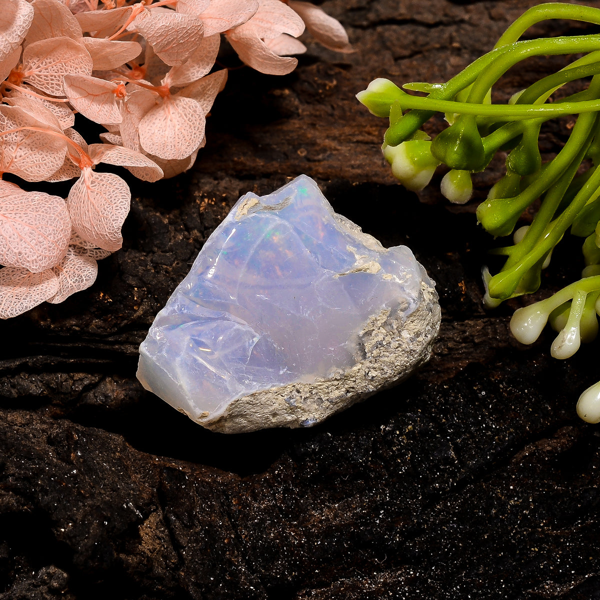 Beautiful Top Grade Quality 100% Natural Welo Fire Ethiopian Opal Rough Loose Gemstone For Making Jewelry 28X22X11 MM 27.5 Cts. KR13-54 Sunkarton