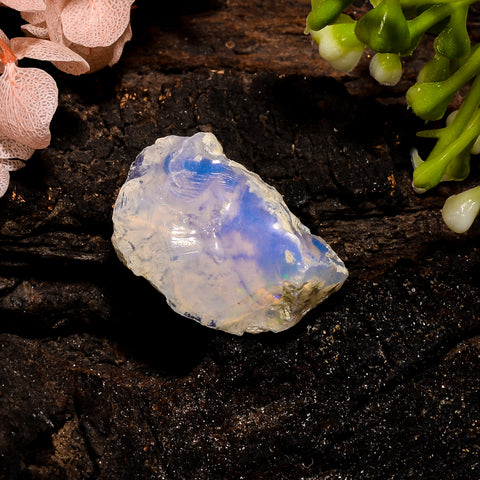 Classic Top Grade Quality 100% Natural Welo Fire Ethiopian Opal Fancy Rough Loose Gemstone For Making Jewelry 21X12X11 MM 12 Cts. KR13-55 Sunkarton