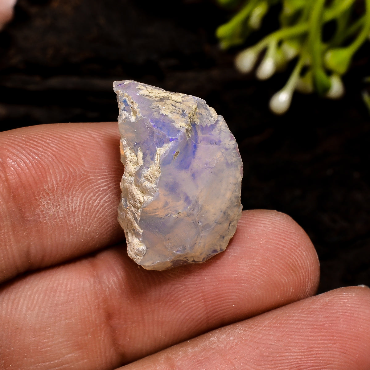 Classic Top Grade Quality 100% Natural Welo Fire Ethiopian Opal Fancy Rough Loose Gemstone For Making Jewelry 21X12X11 MM 12 Cts. KR13-55 Sunkarton