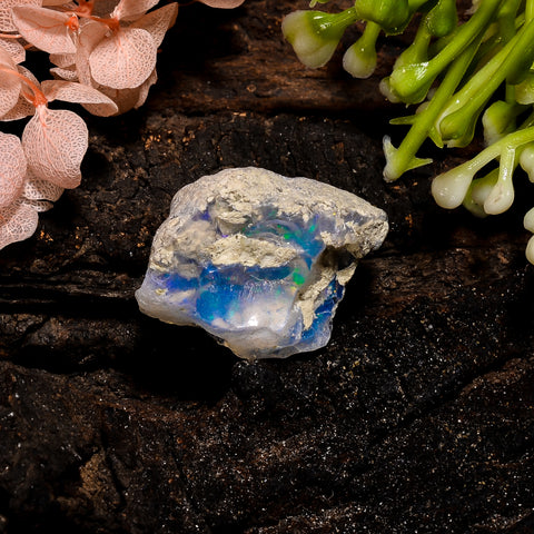 Dazzling Top Grade Quality 100% Natural Welo Fire Ethiopian Opal Fancy Rough Loose Gemstone For Making Jewelry 23X17X11 MM 12 Cts. KR13-56 Sunkarton