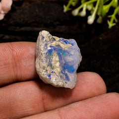 Dazzling Top Grade Quality 100% Natural Welo Fire Ethiopian Opal Fancy Rough Loose Gemstone For Making Jewelry 23X17X11 MM 12 Cts. KR13-56 Sunkarton