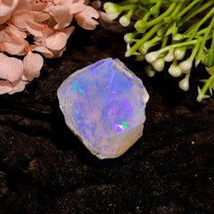 Wonderful Top Grade Quality 100% Natural Welo Fire Ethiopian Opal Fancy Rough Loose Gemstone For Making Jewelry 25X17X14 MM 21 Cts. KR13-75 Sunkarton