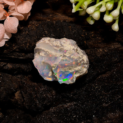 Exclusive Top Grade Quality 100% Natural Welo Fire Ethiopian Opal Rough Loose Gemstone For Making Jewelry 25X19X11 MM 22.5 Cts. KR13-58 Sunkarton