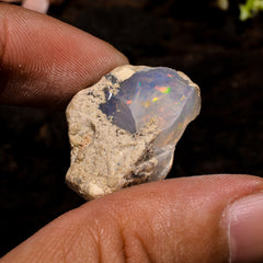 Elegant Top Grade Quality 100% Natural Welo Fire Ethiopian Opal Fancy Rough Loose Gemstone For Making Jewelry 25X18X12 MM 23.5 Cts. KR13-59 Sunkarton