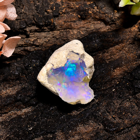 Classic Top Grade Quality 100% Natural Welo Fire Ethiopian Opal Fancy Rough Loose Gemstone For Making Jewelry 18X17X11 MM 12 Cts. KR13-5 Sunkarton