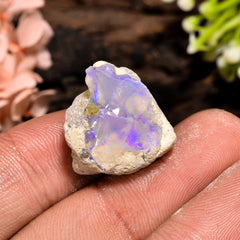 Classic Top Grade Quality 100% Natural Welo Fire Ethiopian Opal Fancy Rough Loose Gemstone For Making Jewelry 18X17X11 MM 12 Cts. KR13-5 Sunkarton