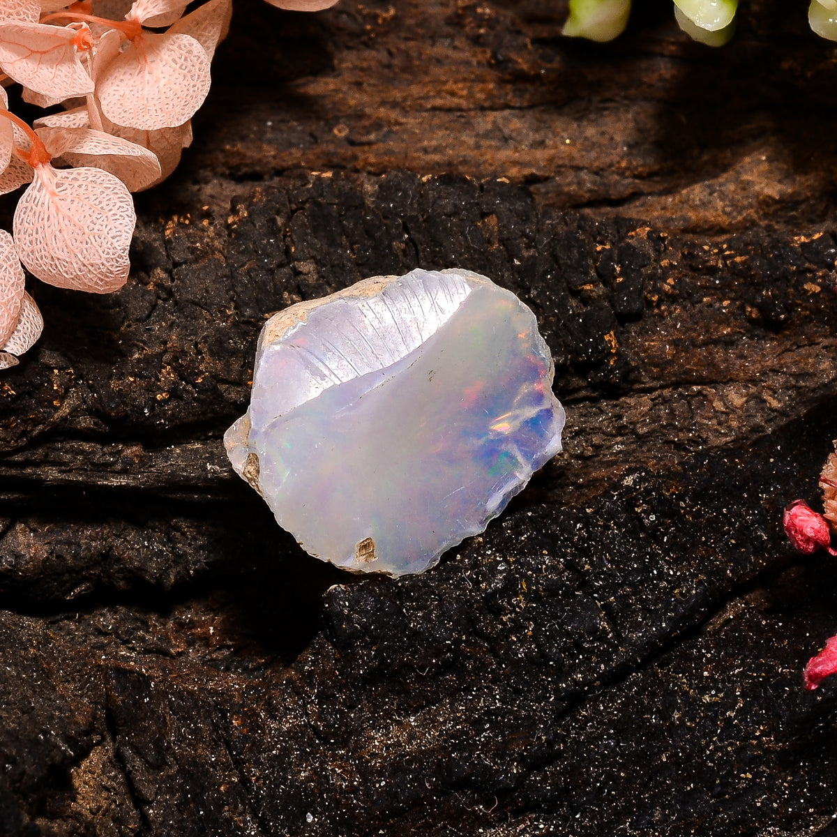 Immaculate Top Grade Quality 100% Natural Welo Fire Ethiopian Opal Fancy Rough Loose Gemstone For Making Jewelry 20X17X8 MM 11 Cts. KR13-63 Sunkarton