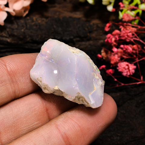 Splendid Top Grade Quality 100% Natural Welo Fire Ethiopian Opal Fancy Rough Loose Gemstone For Making Jewelry 28X17X15 MM 31 Cts. KR13-68 Sunkarton