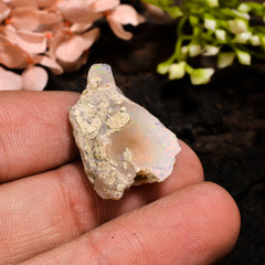 Tempting Top Grade Quality 100% Natural Welo Fire Ethiopian Opal Fancy Rough Loose Gemstone For Making Jewelry 26X17X8 MM 12 Cts. KR13-72 Sunkarton